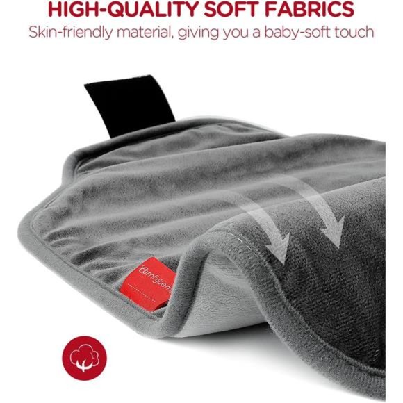 Upgraded Heating Pad for Back Pain Relief, Electric Heated Back Wrap with Strap - Picture 3 of 6